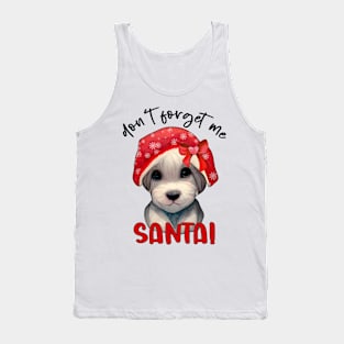 Cute Christmas Puppy Tank Top